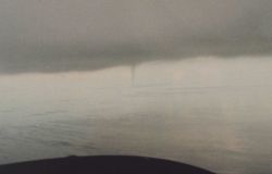 Waterspout off Key West filmed during a National Geographic Television Special Image