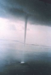 Waterspout seen from an aircraft in the Florida Keys Image