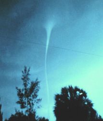 Waterspout in the Florida Keys. Image