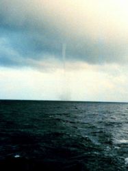 Waterspout observed from NOAA Ship McARTHUR in eastern Pacific Ocean. Image