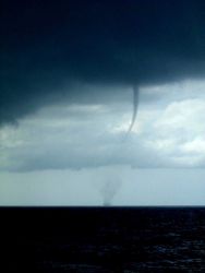 Waterspout observed from NOAA Ship RONALD H Image