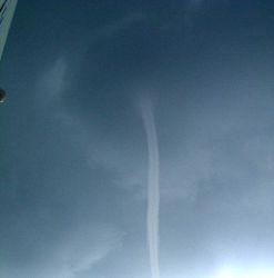 Waterspout observed from NOAA Ship RONALD H Image