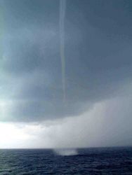 Waterspout observed from NOAA Ship RONALD H Image