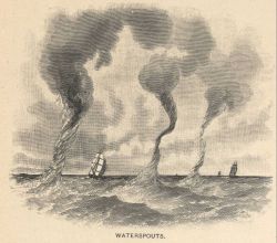 Waterspouts as depicted in 