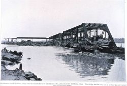 The Missouri Pacific Railroad Bridge over the Kansas River Photo