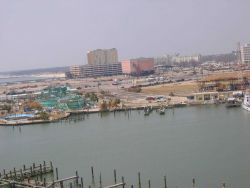 Looking west from Gulfport port facility Image
