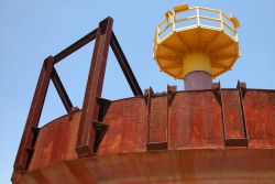 12-Meter Buoy hull preparation. Image