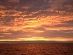 Sunset in the Gulf of Alaska Image