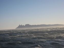 Williwaw blowing off Castle Cape. Image