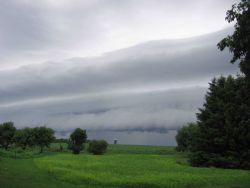 Shelf cloud over NW Illinois Image