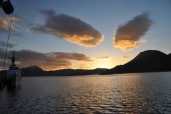 Wave clouds over Kodiak Island. Image