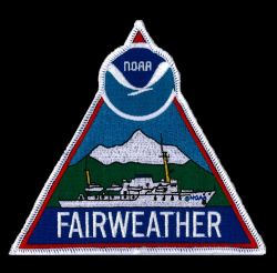 Patch commmemorating NOAA Ship FAIRWEATHER. Image