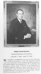 William Averell Harriman, 1891 - , eleventh Secretary of Commerce. Image