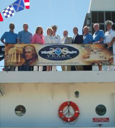 Celebration greetings from Buzzards Bay, Massachusetts, from the NOAA Ship Henry B Image