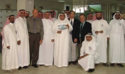 Greetings from Saudi Arabia! Charlie Paxton from NOAA's Tampa Bay Area National Weather Service office, Jeffrey Stuart from NOAA's National Weather Se Image