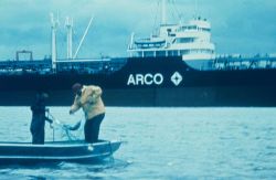 Tribal fishermen on the Duwamish River. Image