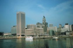 View of downtown Baltimore from the Inner Harbor area Image