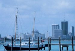 Downtown Miami from across Biscayne Bay Image