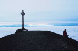 Vince's Cross at Hut Point Peninsula, McMurdo Station, Antarctica Image