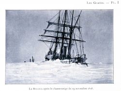 LA BELGICA in the ice on November 19, 1898 Image