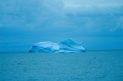 Contoured iceberg (in focus) Image