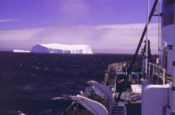 Cloud being generated by iceberg Image