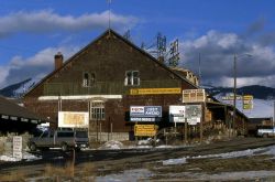 Whitman's/Cecil's buildings in Gardiner, Montana Image