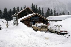 Cooke City, Montana in the winter Image