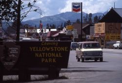 West Yellowstone entranceway Image