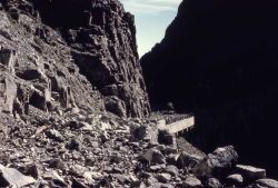 Slide damage on Golden Gate Bridge - Geology/Earthquake Image