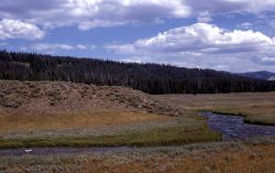 Pinedale glacial moraine, Upper Gallatin valley - Geology - Glacial Image