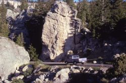 Loop drive at the Hoodoos - Geology Image