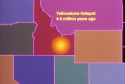 Yellowstone Hot Spot 4-6 million years ago - Diagrams Image