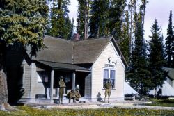 West Thumb Soldier Station, erected in 1904 (Army outpost established in 1892) Image