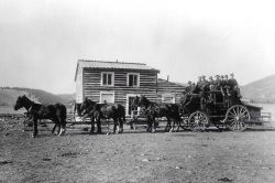 Stagecoach at Yancy's Hotel Image