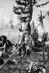 Hunters on Yellowstone Lake Image