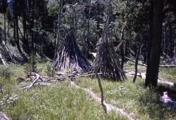 Wickiup on Wigwam Creek, now called Wickiup Creek - History - Indians Image