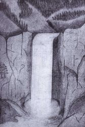 Lower Falls of the Yellowstone - Washburn, Langford, Doane Expedition Image