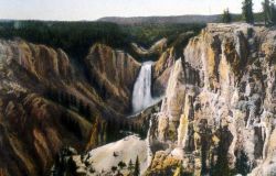 Postcard of the Lower Falls Image