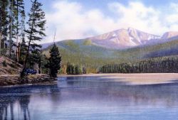 Postcard of Sylvan Lake & Top Notch Peak Image