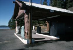 Yellowstone Park Service Station at Lake (no longer in use) Image
