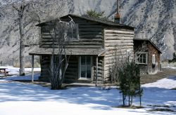 Mail Carrier's Cabin at Mammoth Hot Springs Image