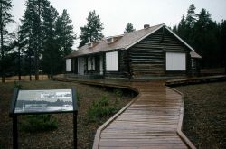 Museum of the National Park Ranger, wayside exhibit & boardwalk at Norris Photo