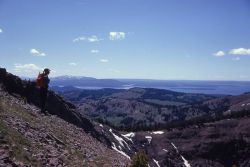 Yellowstone Lake from Top Notch Peak Image