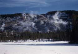 Roaring Mountain - Norris Geyser Basin Image