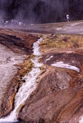 Run off channel from Excelsior Geyser - Midway & Lower Geyser Basin Image