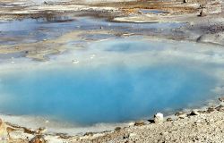Lava Pool - Hot Springs, Norris Geyser Basin Image