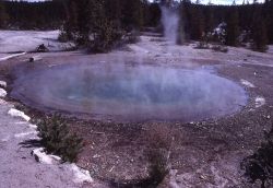 Yellow Funnel Spring - Hot Springs, Norris Geyser Basin Image