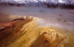 Rainbow Pool - Upper Geyser Basin Image