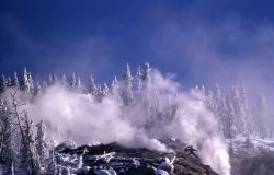 Roaring Mountain with frost Image